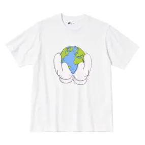 PEACE FOR ALL Short-Sleeve Graphic T-Shirt (Kaws)