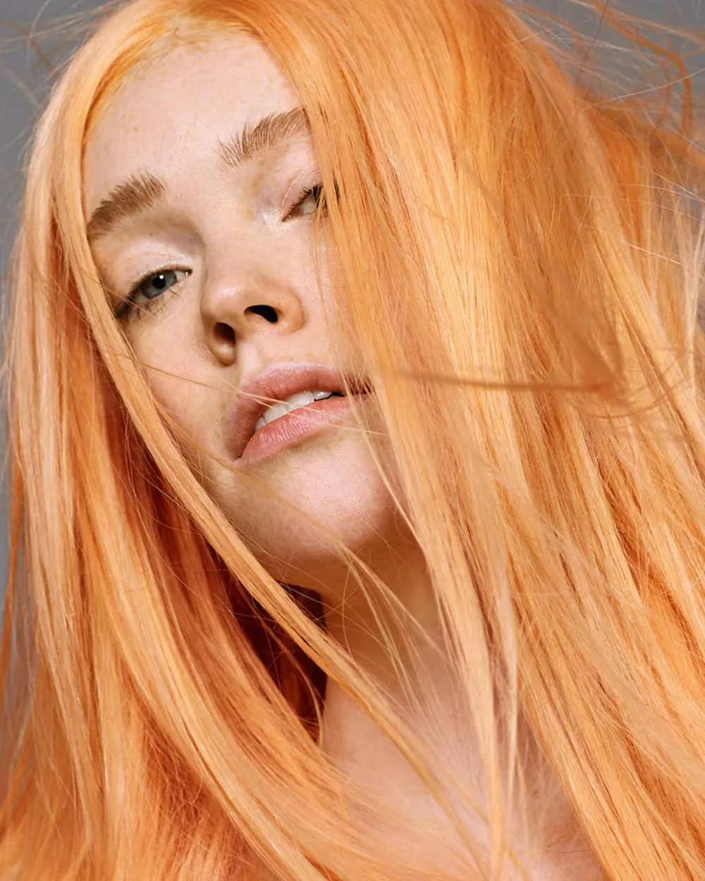 Peach Fuzz Hair Colour