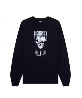 Polera Manga Larga Hockey Exit Overlord Negra