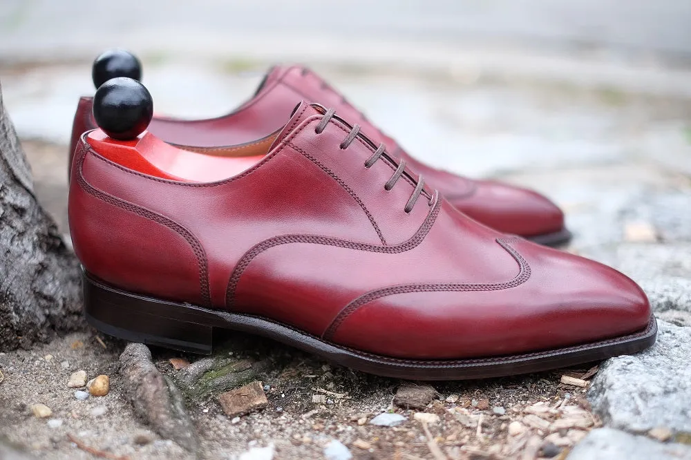 Pullman - MTO - Burgundy Calf - LPB Last - Single Leather Sole