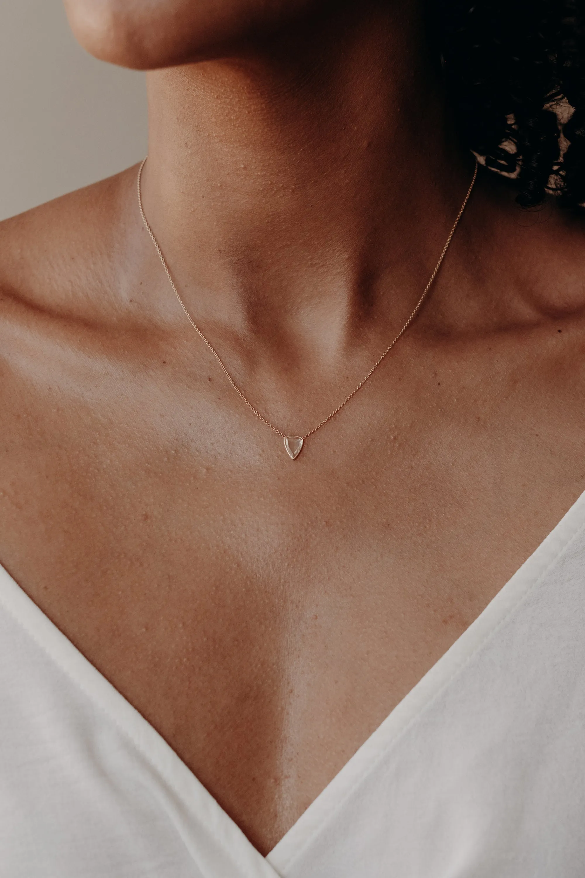 Rose Cut Diamond Necklace No. 2318