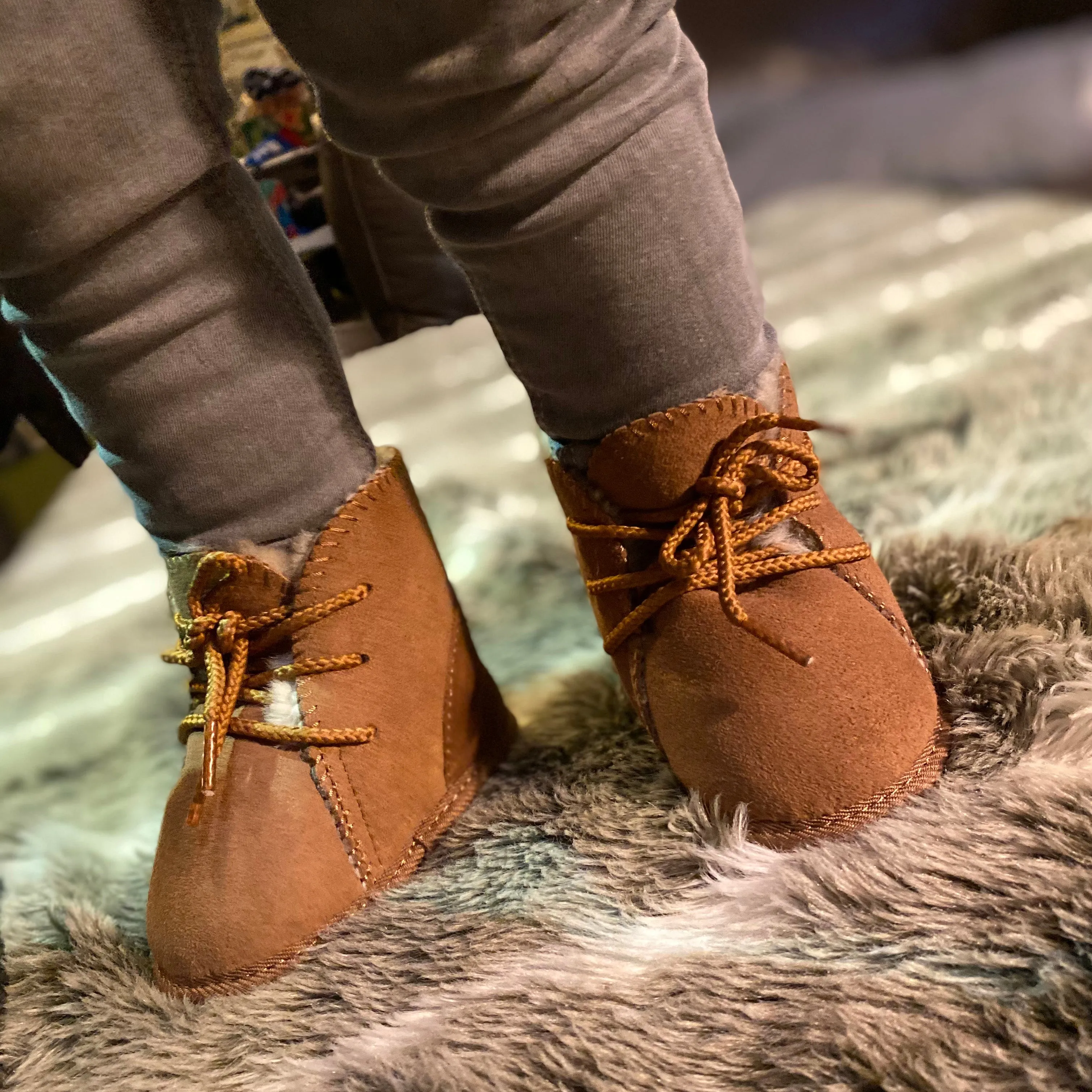 Sheepskin Baby Booties (Final Clearance)