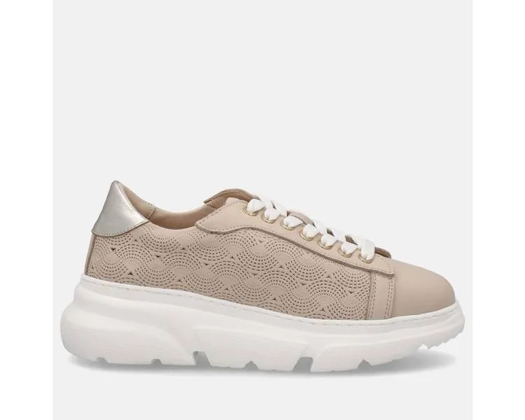 Sneakers donna Frau in pelle traforata