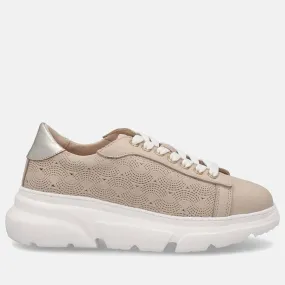 Sneakers donna Frau in pelle traforata