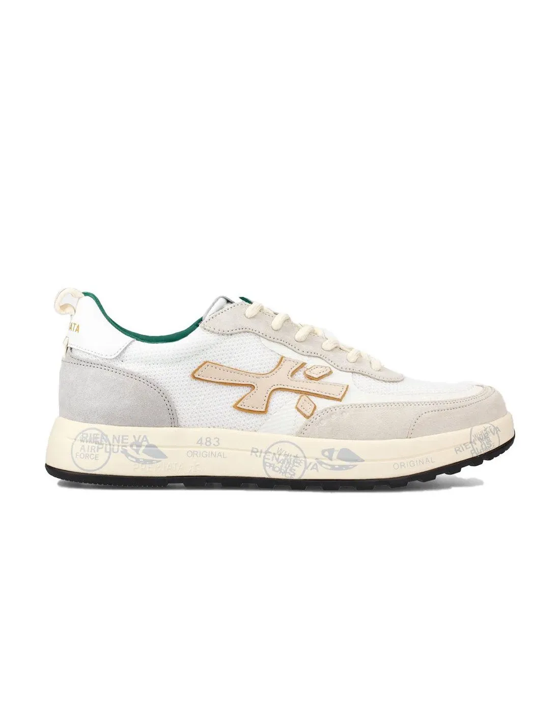 Sneakers Premiata uomo Nous 6653 bianche