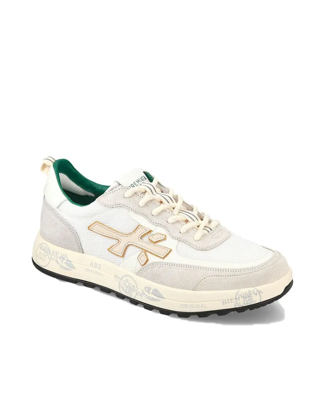 Sneakers Premiata uomo Nous 6653 bianche