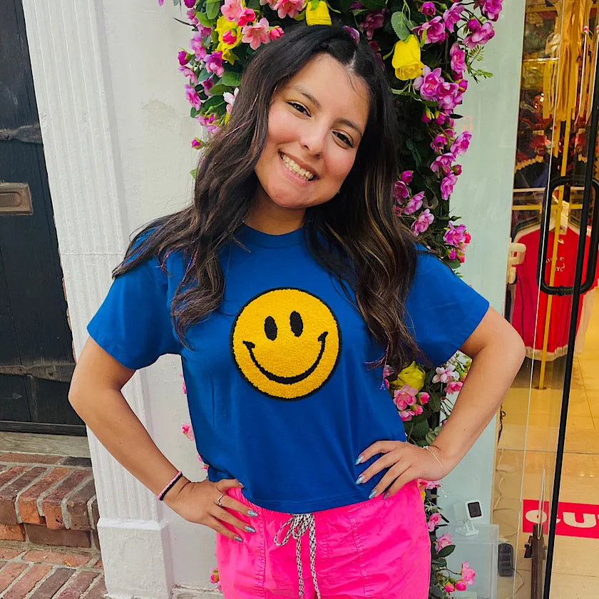 Soho Happy Face Crop Top