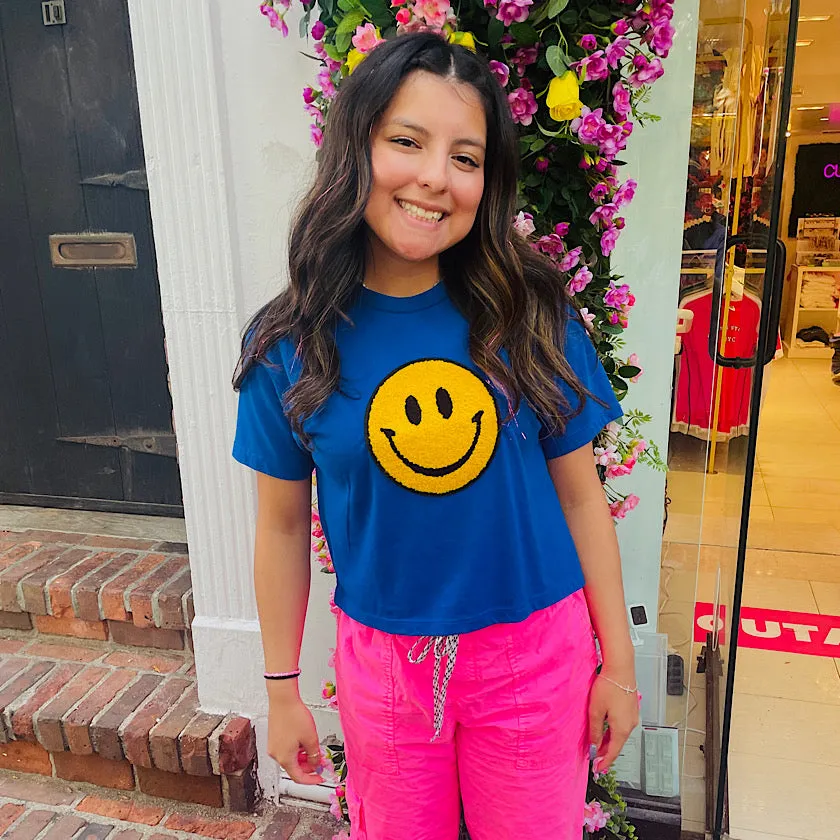 Soho Happy Face Crop Top