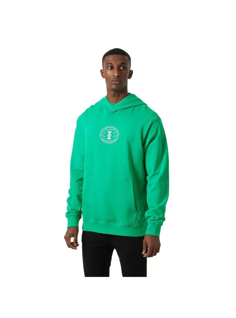 Sudadera Hombre Helly Hansen Core Graphic Verde