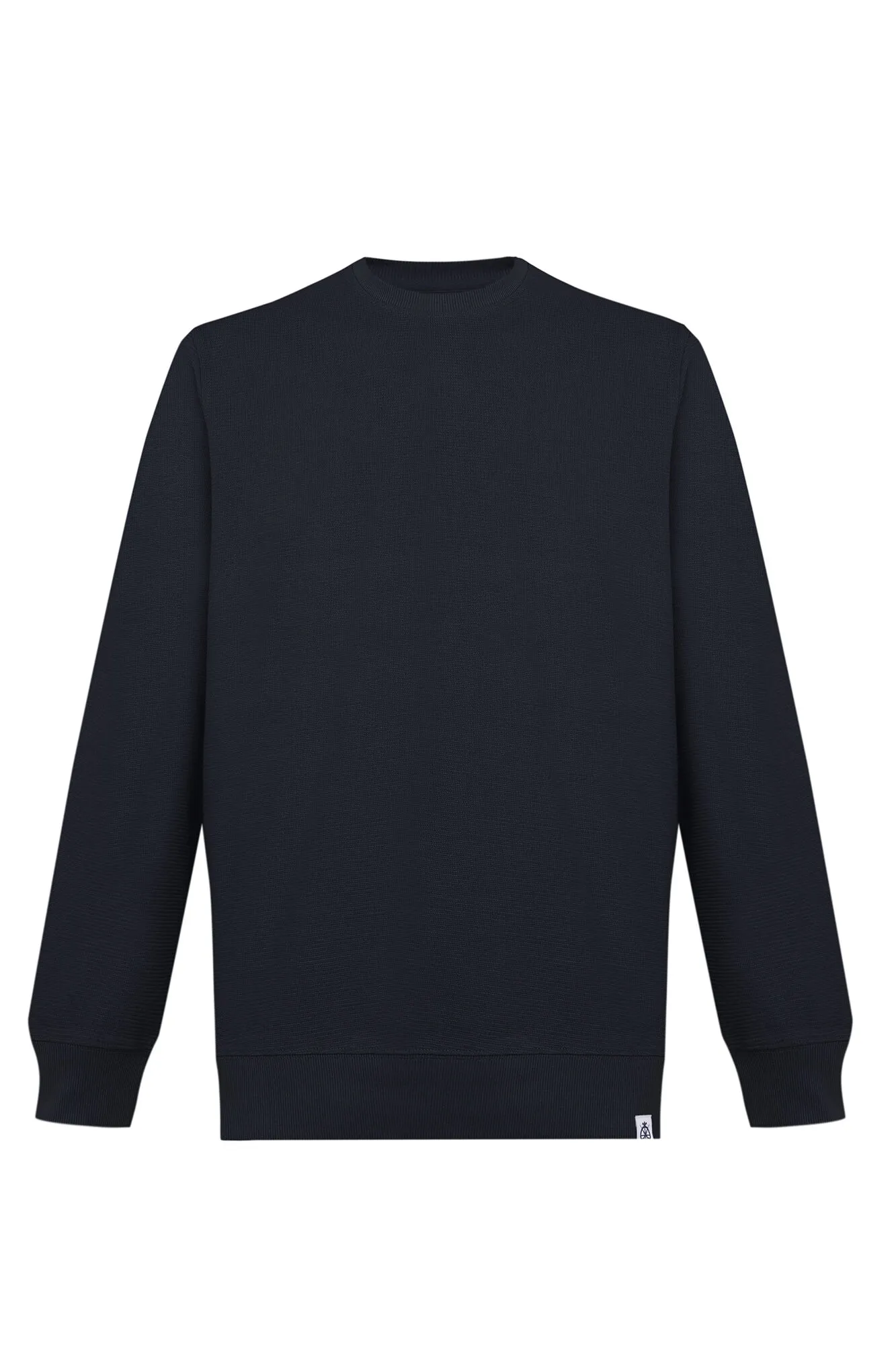 Textured fabric sweatshirt