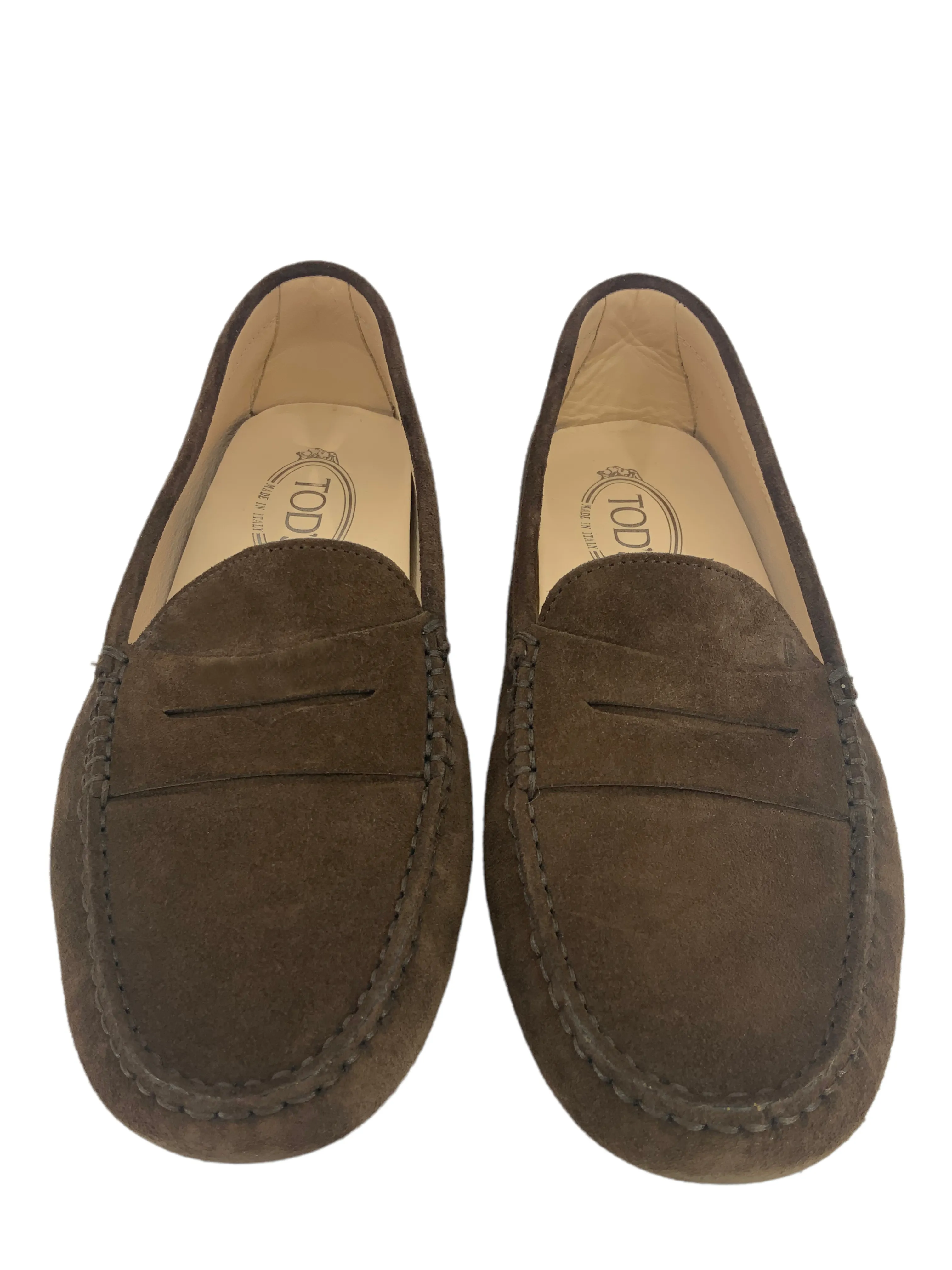 TOD's Gommino Suede Driving Loafers Size 10