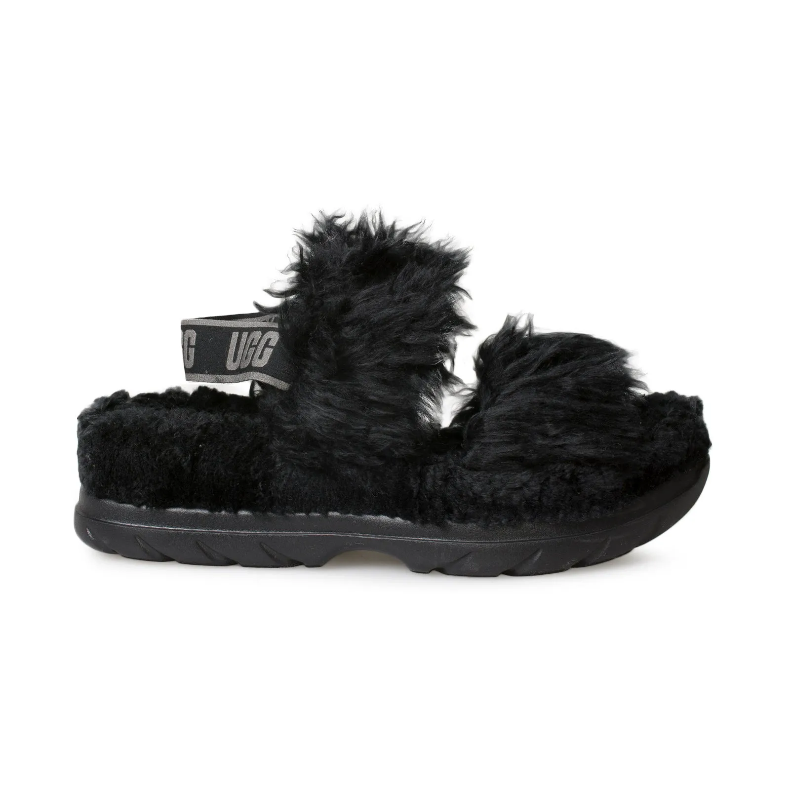 UGG Fluff Sugar Women's Sandals - Black