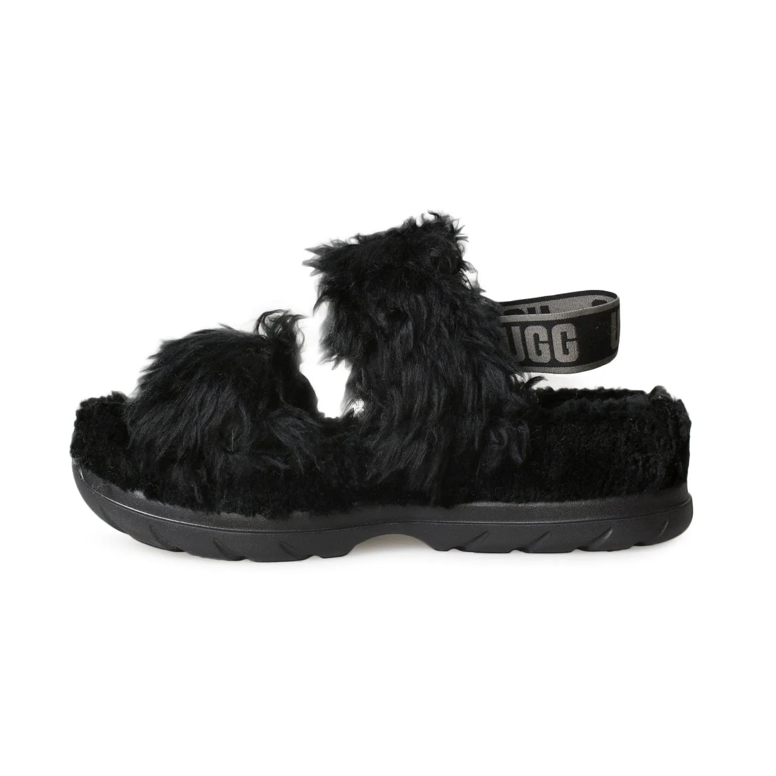 UGG Fluff Sugar Women's Sandals - Black