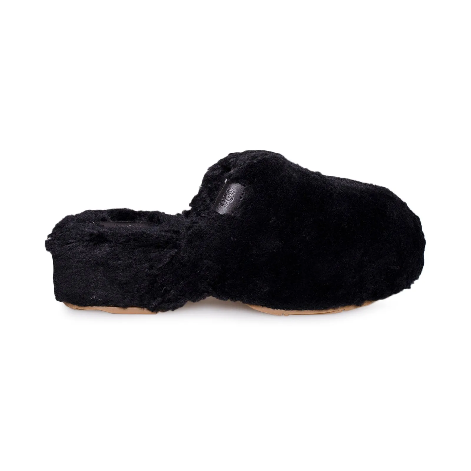 UGG Fuzz Sugar Clog Black Shoes for Women