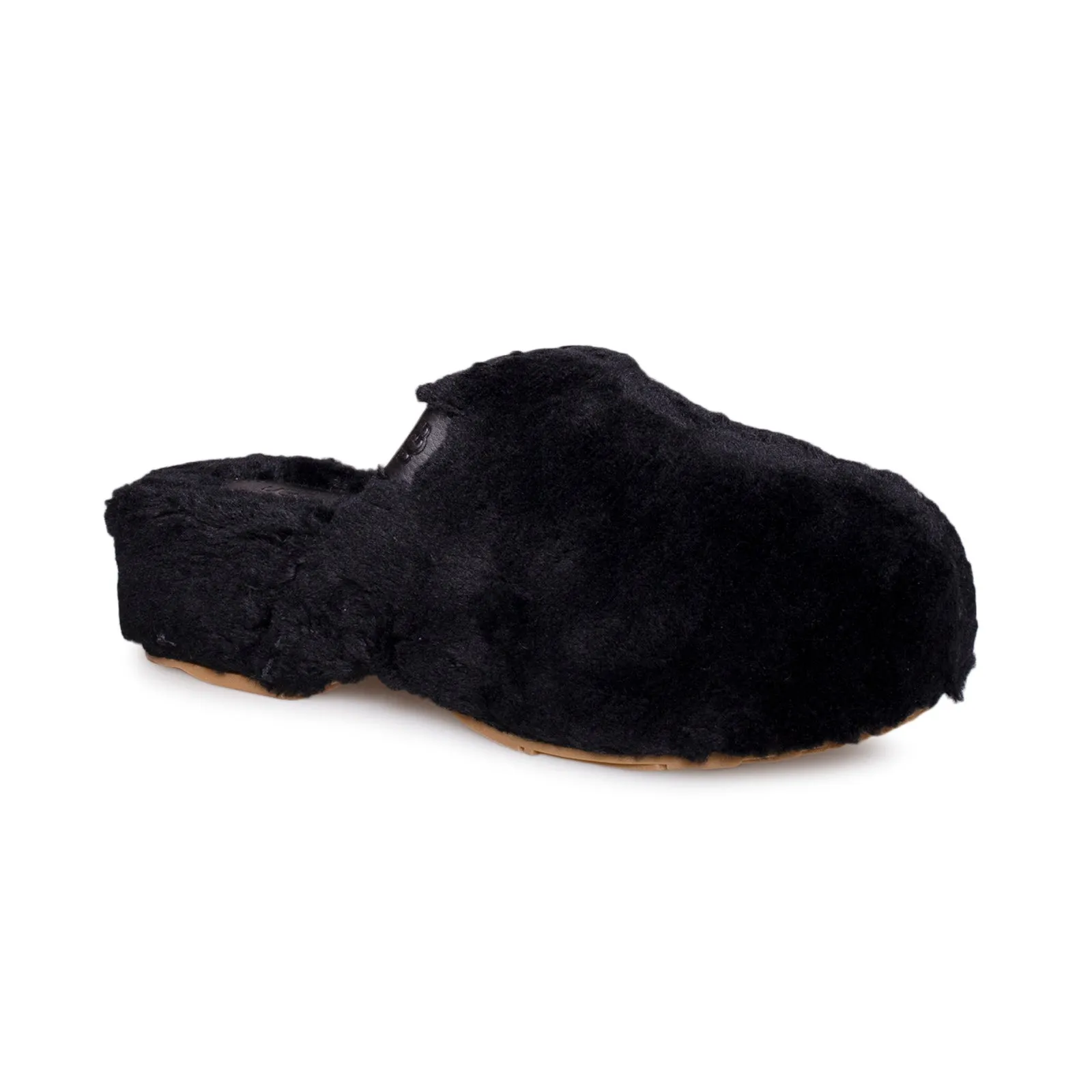 UGG Fuzz Sugar Clog Black Shoes for Women