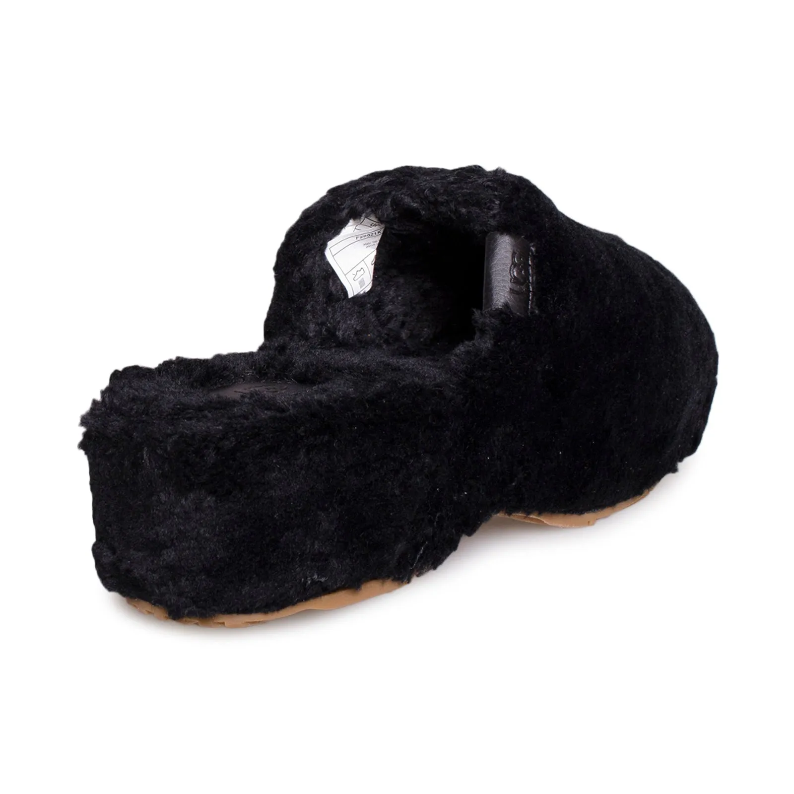 UGG Fuzz Sugar Clog Black Shoes for Women