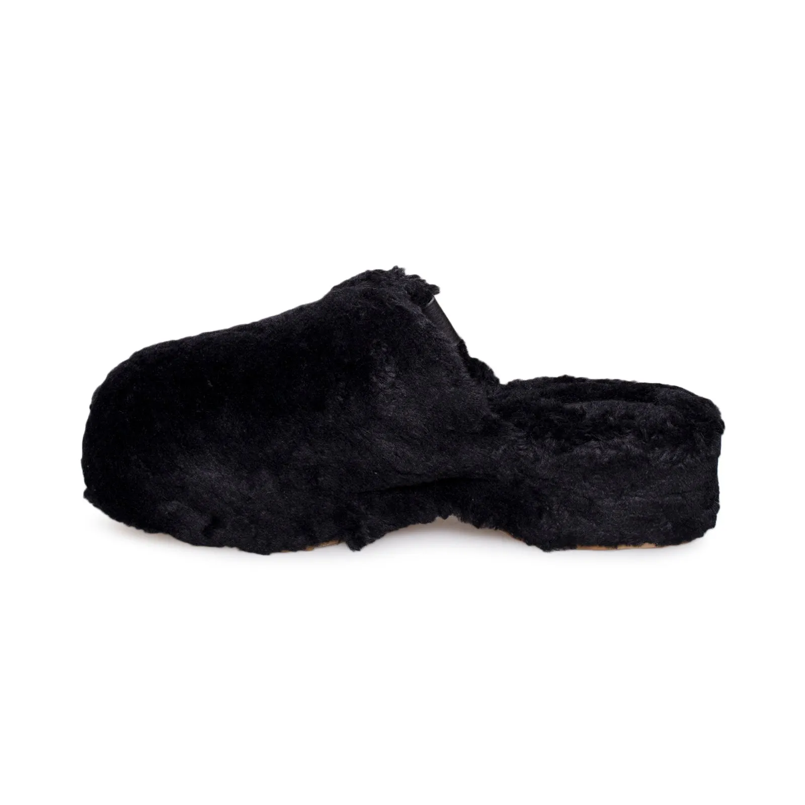 UGG Fuzz Sugar Clog Black Shoes for Women