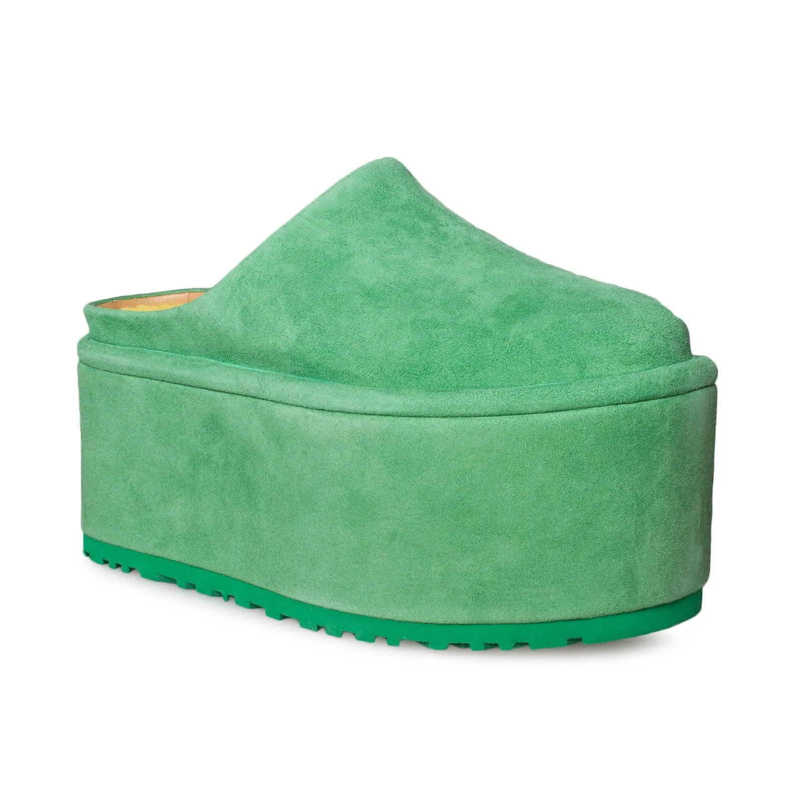 UGG Molly Goddard Grass Green Platform Shoes Women's