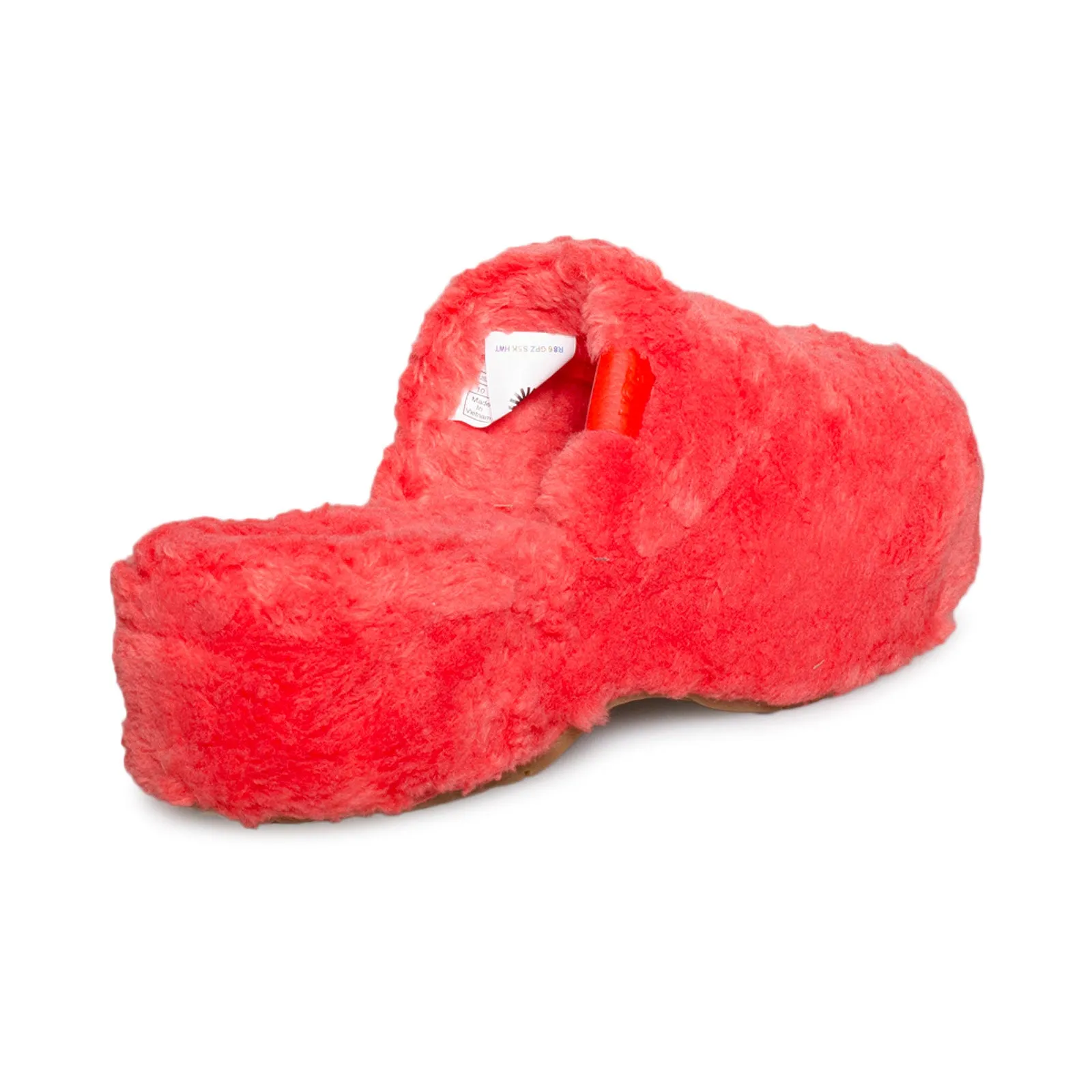 UGG Red Current Fuzz Sugar Clog Shoes - Women's