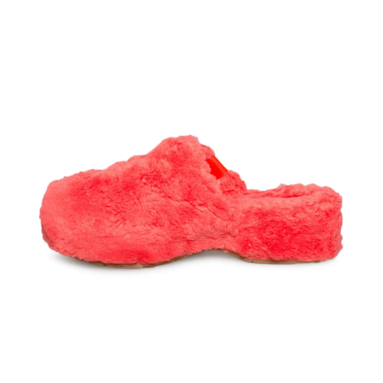 UGG Red Current Fuzz Sugar Clog Shoes - Women's