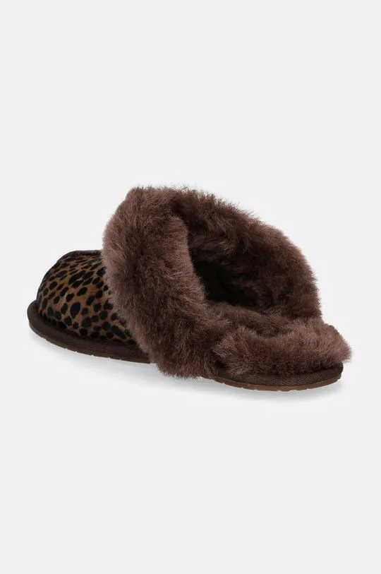 UGG slippers Scuffette Caspian brown color 1158352-BCDR