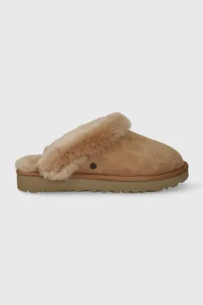 UGG suede slippers W CLASSIC SLIPPER II brown color 1130876 CHE