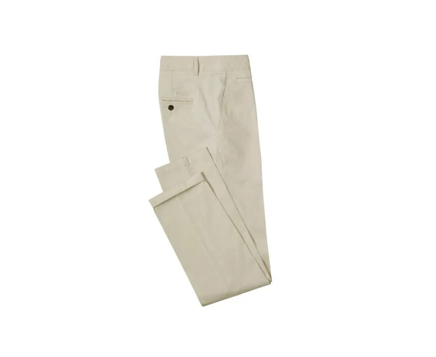 Unbleached Men's chinos - KALLEN