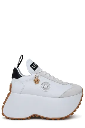 Versace Logo Detailed Lace-Up Sneakers