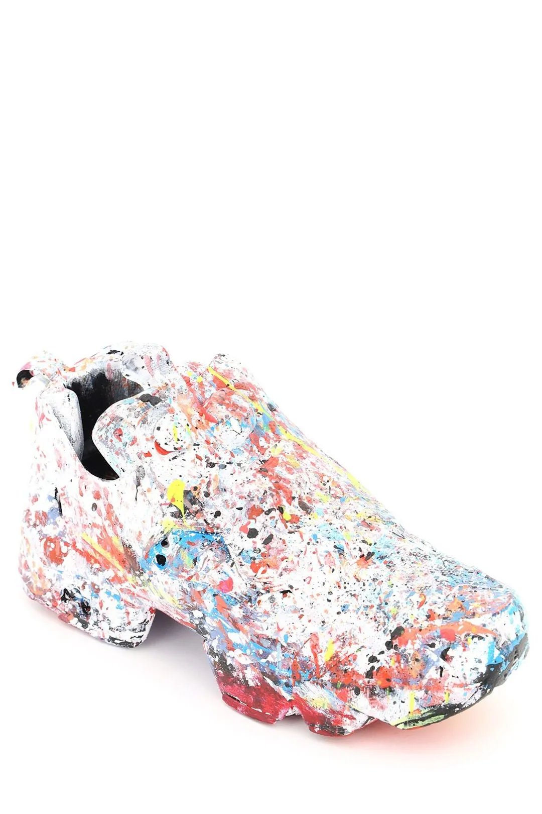 Vetements X Reebok Allover Graffiti Printed Sneakers