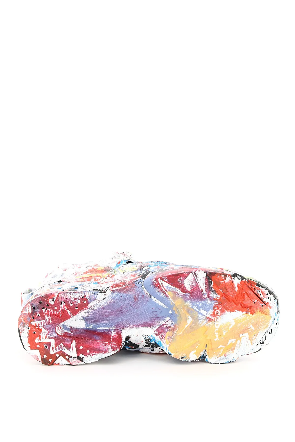 Vetements X Reebok Allover Graffiti Printed Sneakers