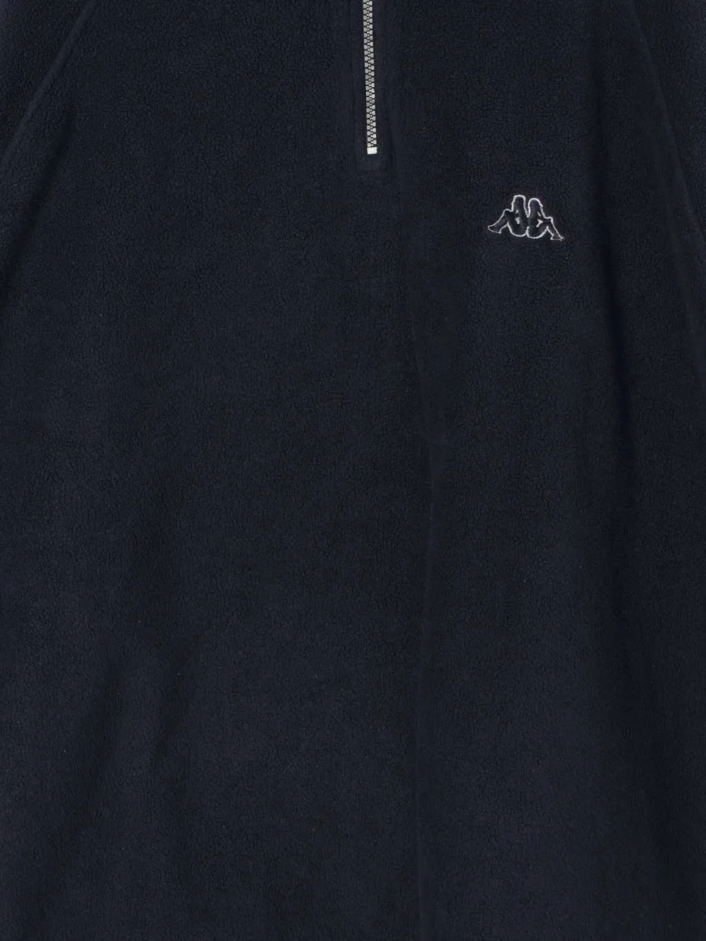 Vintage Kappa fleece in navy with red logo and 1/4 Zip – XL / 2XL