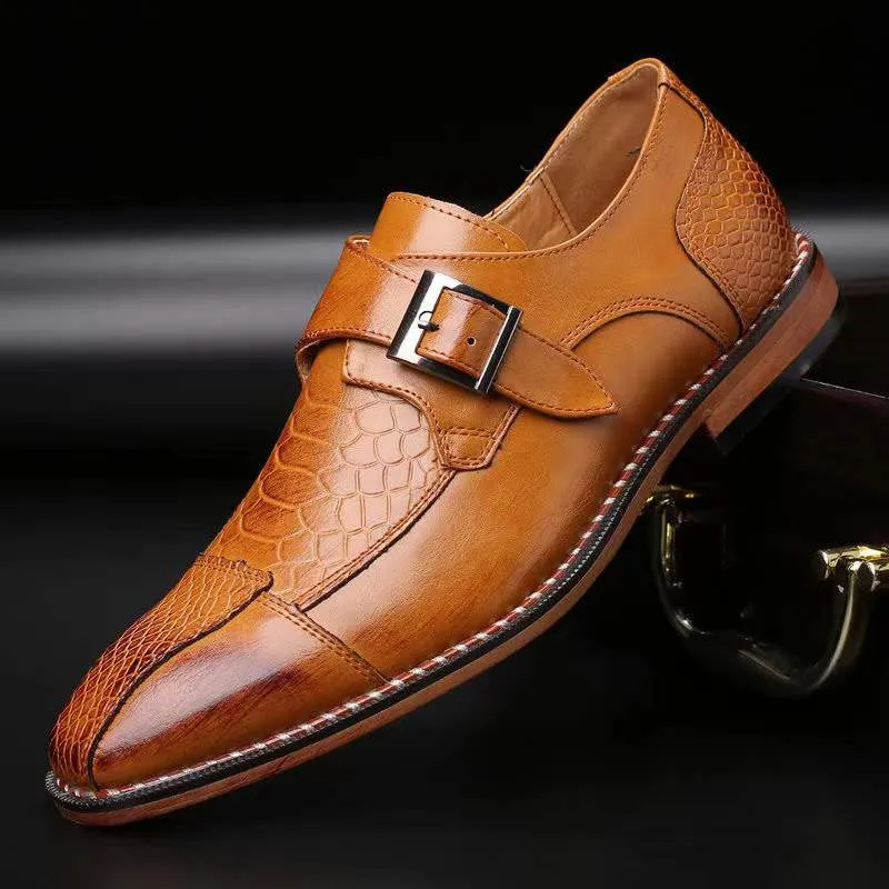 Vinthentic Belloti Genuine Leather Dress Shoes