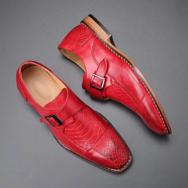 Vinthentic Belloti Genuine Leather Dress Shoes