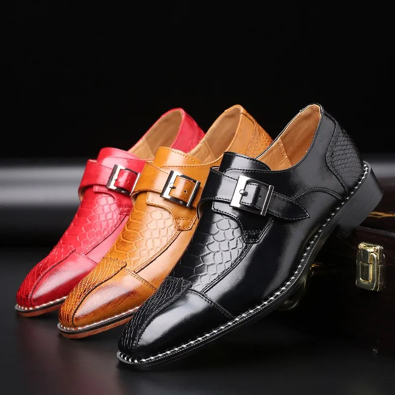 Vinthentic Belloti Genuine Leather Dress Shoes