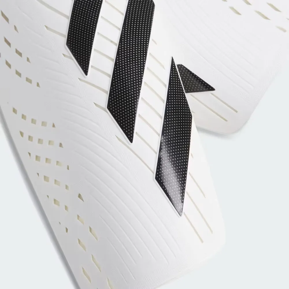 White/Black Adidas Tiro Club Shinguards