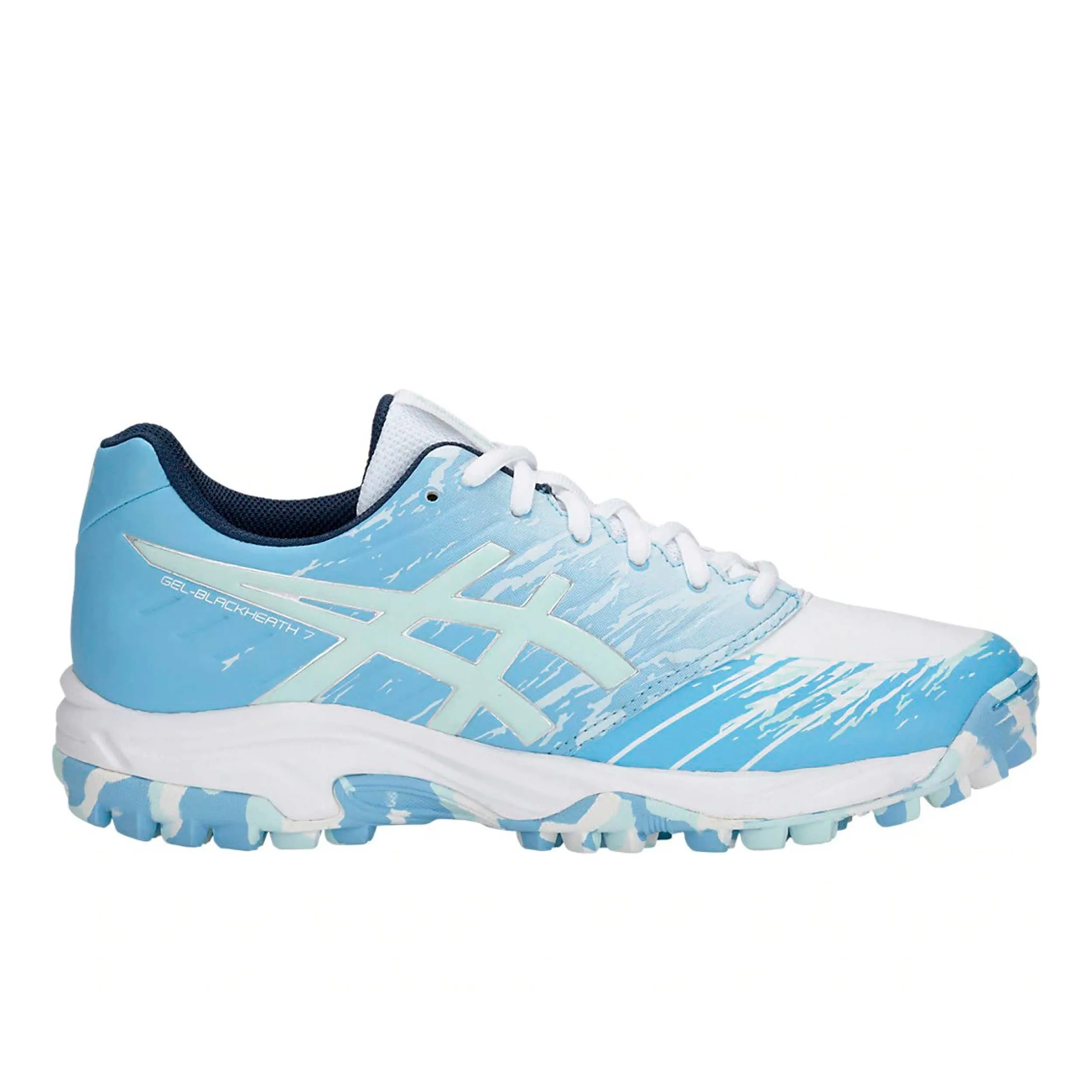 Zapatillas Hockey Mujer Asics Black Heath 7 Celeste